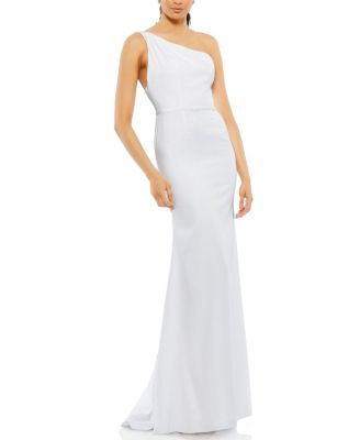 Mac Duggal - One Shoulder Jersey Mermaid Gown