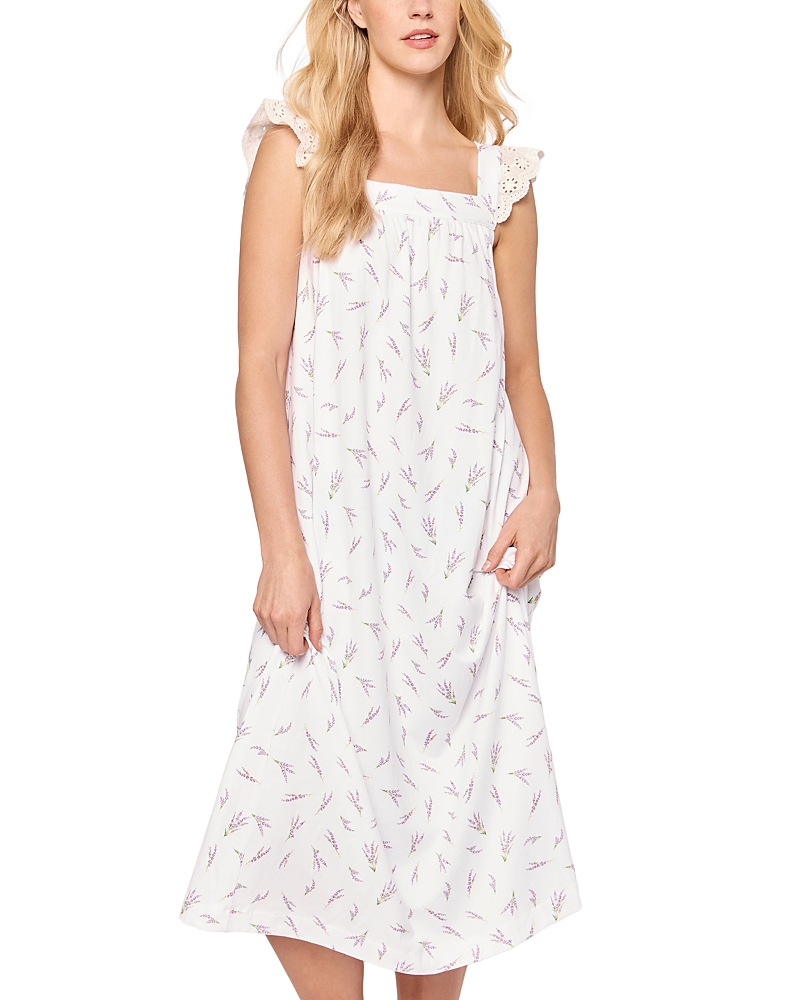 PETITE PLUME CLARA LACE TRIM NIGHTGOWN