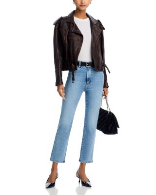 The Pencil High Rise Crop Jeans in Lark