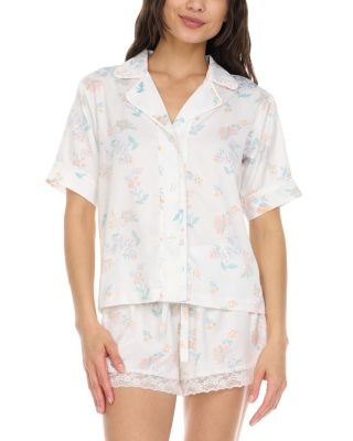 Flora Nikrooz - Selena Printed Satin Pajama Set