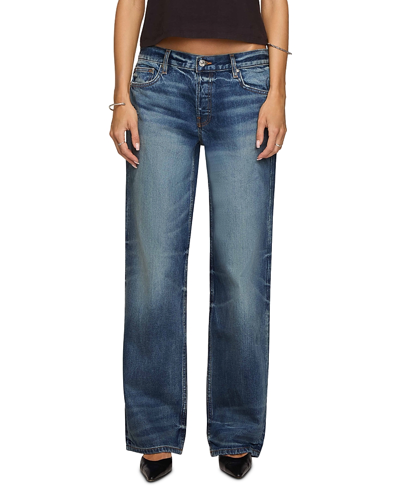 Eb Denim Low Rise Straight Leg Jeans
