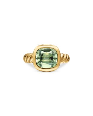 DY Mercer Stone Ring in 18K Yellow Gold with Gemstone, 10mm