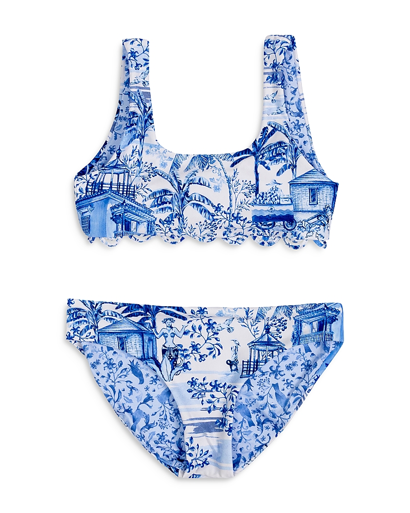 Shop Agua Bendita Girls' Dolce Tales Two Piece Swimsuit - Little Kid, Big Kid In Multi