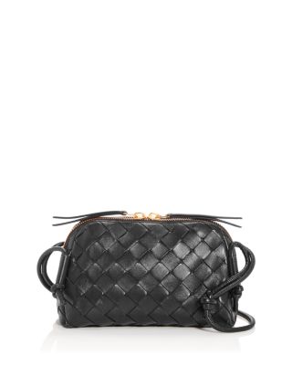 Intrecciato Leather Shoulder Bag