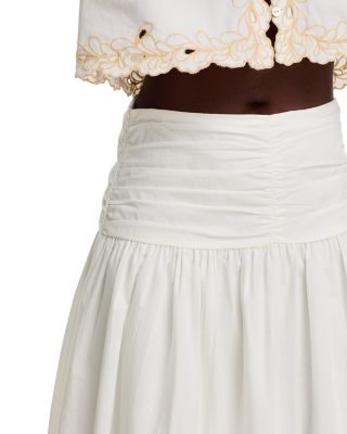 Sol Scalloped Midi Skirt
