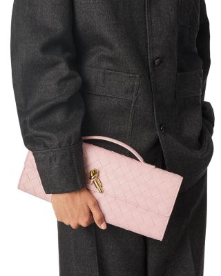 Andiamo Intrecciato Leather Clutch