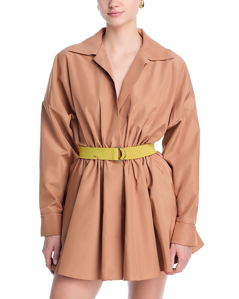 Norma Kamali Mini Shirt Dress