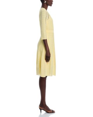 Pointelle Knit Dress