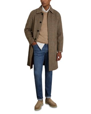 Tapered Slim Fit Jeans in Mid Blue Wash