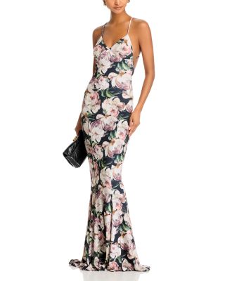 Low Back Fishtail Slip Gown