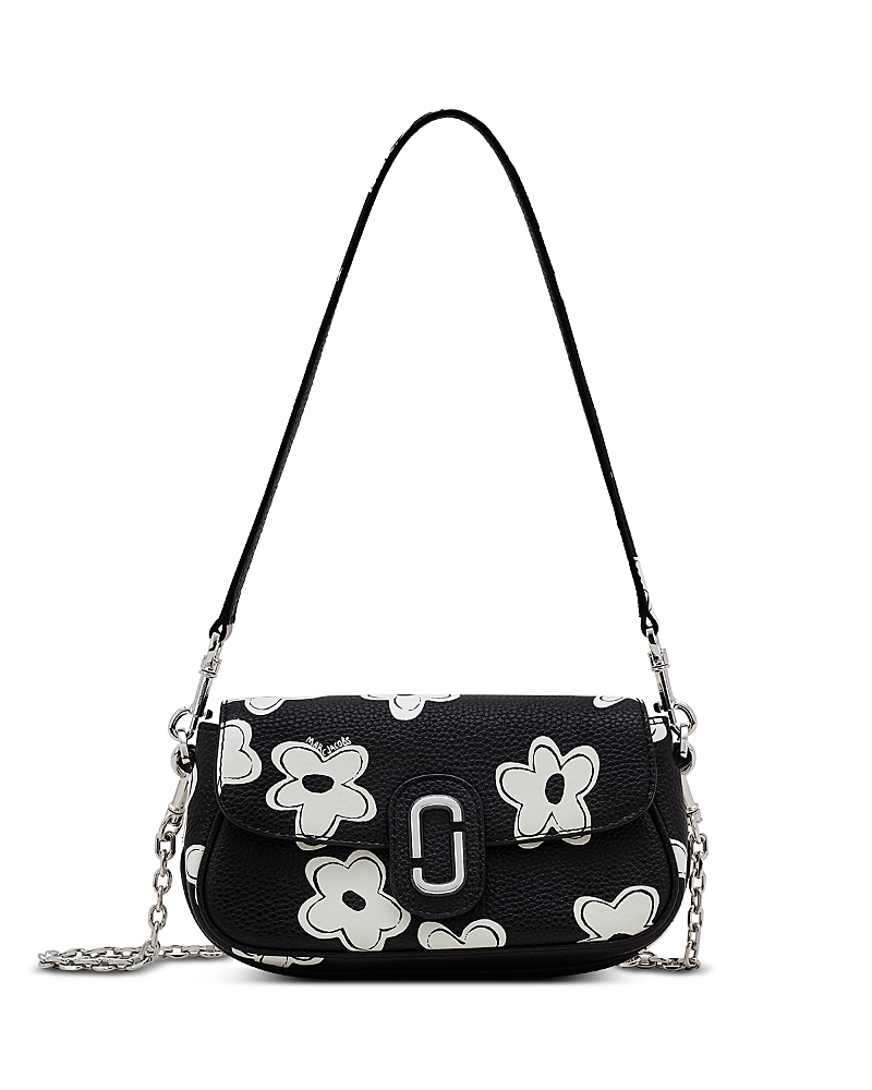 Marc Jacobs Black The Daisy Clover Shoulder Bag In Black/white
