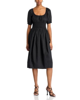 STEVE MADDEN - Alaria Smocked Poplin Waist Dress