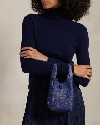 Polo Play Leather Small Tote & Crossbody