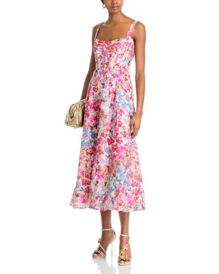 Lilah Corset Midi Dress