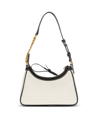 Women's Raffia B-Army Shoulder Bag