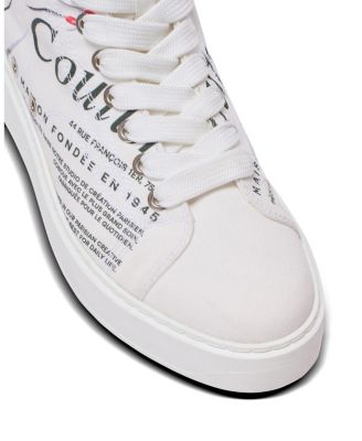 Women's B-Court High-Top Trainers with Beauty Print