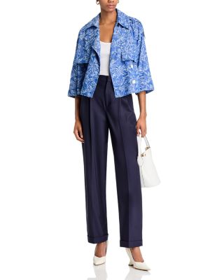 Elijah Cropped Trench Jacket