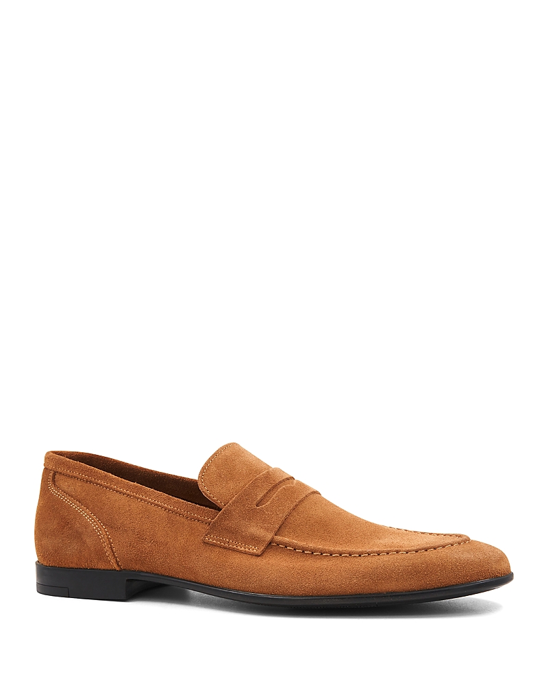 Bruno Magli Lastra Unlined Loafer In Cognac Suede