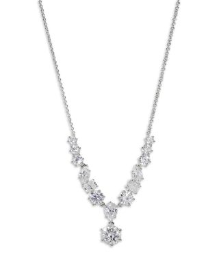 BTRX Mixed Cubic Zirconia Statement Necklace, 18"-20" 
