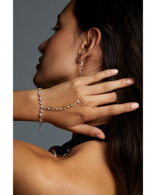BTRX Mixed Cubic Zirconia Hand Chain Bracelet