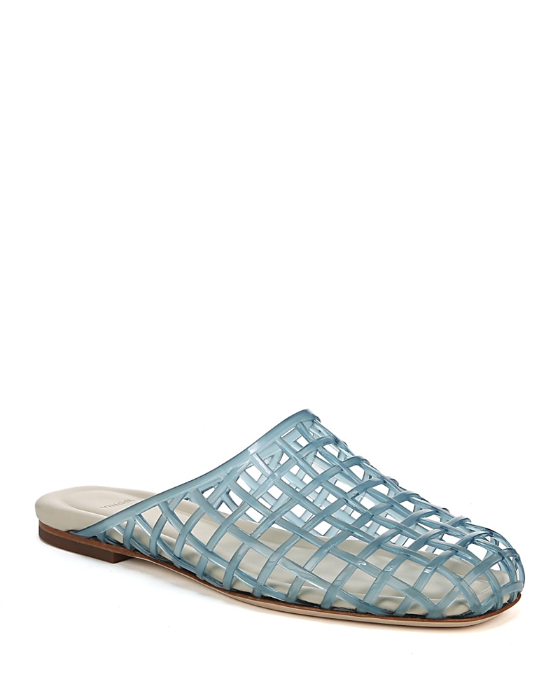 Vince Barcelona Jelly Cage Mule In Oceanic