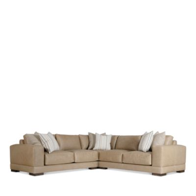 Fowler 3-Piece Leather Sectional