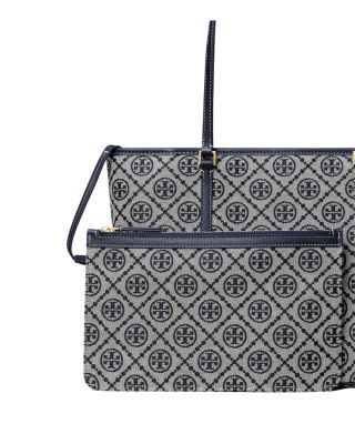 T Monogram Small Zip Tote