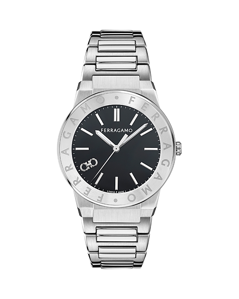 Ferragamo Sapphire Logo Watch, 41mm
