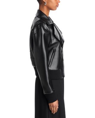 Faux Leather Moto Jacket
