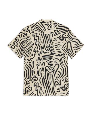 Aerosol Printed Camp Shirt