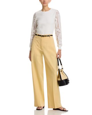 Margaret Lace Sleeve Sweater