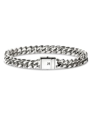 Curb Chain Bracelet in Sterling Silver