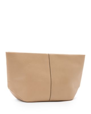 Hex Grain E/W Leather Pouch