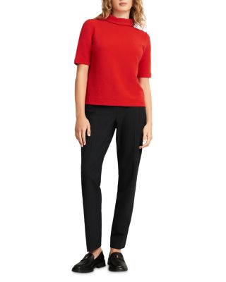 Tali Roll Neck Short Sleeve Top