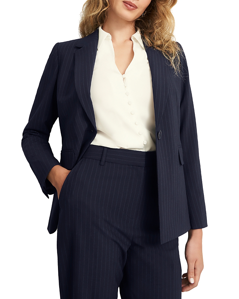 Hobbs London Salisbury Jacket In Navy Ivory