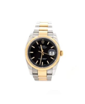 Pre-Owned Rolex - Oyster Perpetual Date just Automatic Watch in Stainless Steel and Gold 36mm