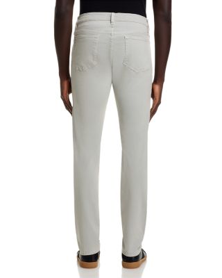 L'Homme Slim Fit Brushed Twill Jeans in Cloud Gray