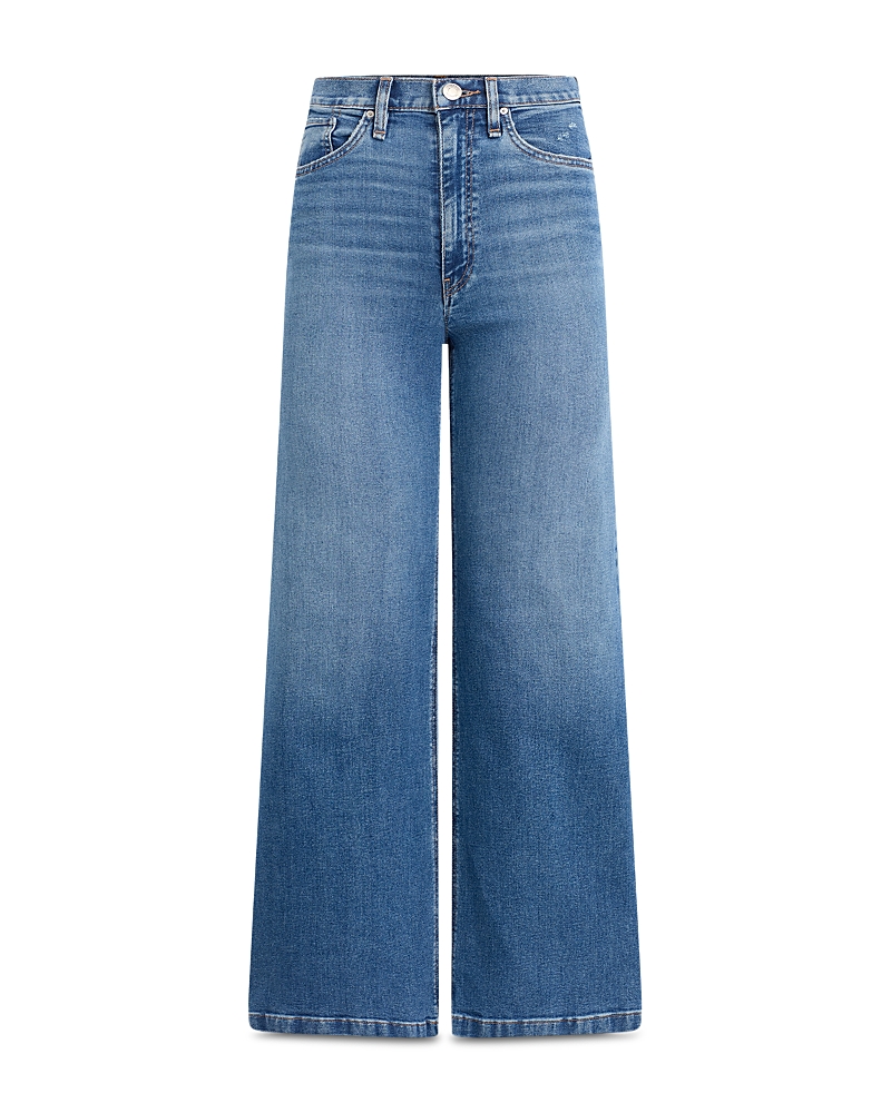 Hudson Jodie High Rise Wide Leg Jeans in Lunar