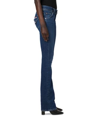 Mid Rise Baby Bootcut Jeans in Obsess