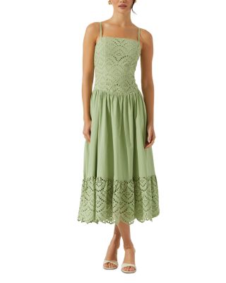 Nathalia Eyelet Dress