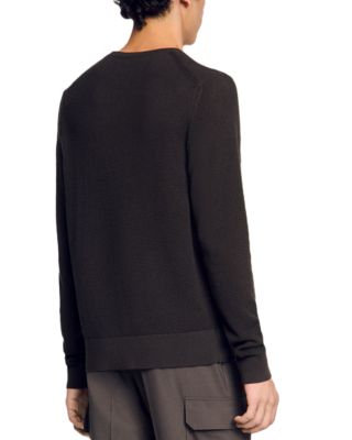 Textured Crewneck Sweater