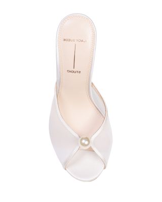 Women's Sadie Faux Pearl Embellished Mule Sandals