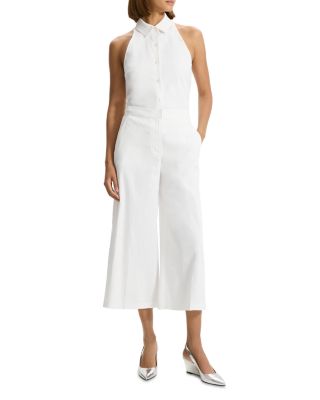 Terena Linen Blend Cropped Pants
