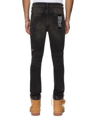 Ksubi Van Winkle Kingdom Repair Skinny Jeans in Black | Bloomingdale's