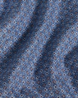 Regular Fit Textured Neat Print Sport Shirt