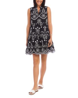 Karen Kane - Sleeveless Eyelet Dress