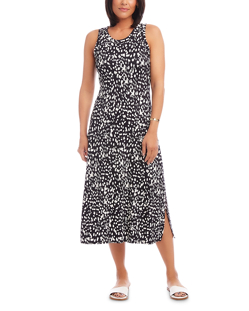 Shop Karen Kane Sleeveless Midi Dress In Print