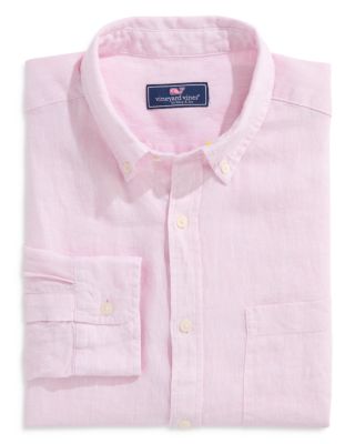 Surfside Regular Fit Button Down Linen Shirt