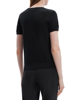 Lightweight Wool Short Sleeve Top