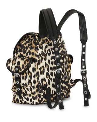 Leopard Small Nylon Bucky Backpack